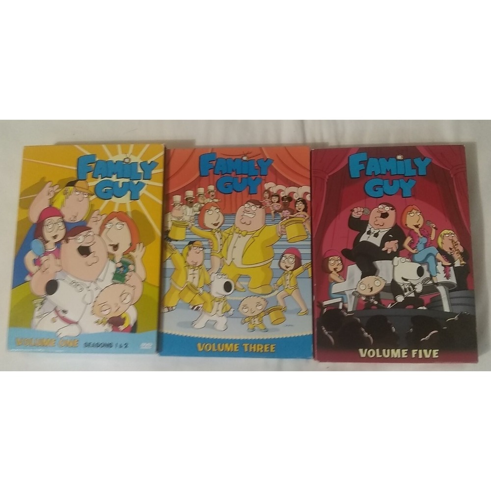 Family‎ Guy DVD Set Volume 1, 3, 5: Seasons 1 2 3 5 Peter Griffin